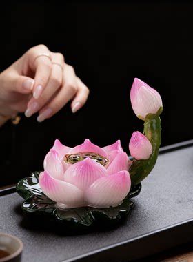 非遗手工陶瓷变色茶宠可养小摆件