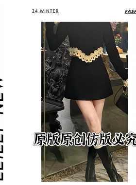 A【磊磊】西装裙 时尚百搭减龄A版开叉设计高腰裤裙#8867