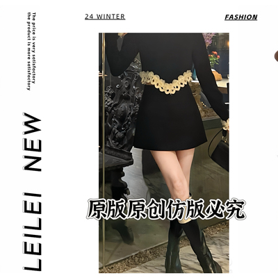 A【磊磊】西装裙 时尚百搭减龄A版开叉设计高腰裤裙#8867