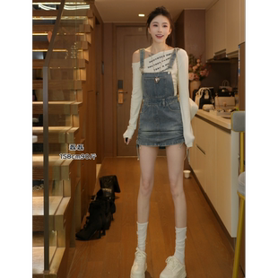 磊磊 原创背带抽绳设计背带裙2376 甜酷少女