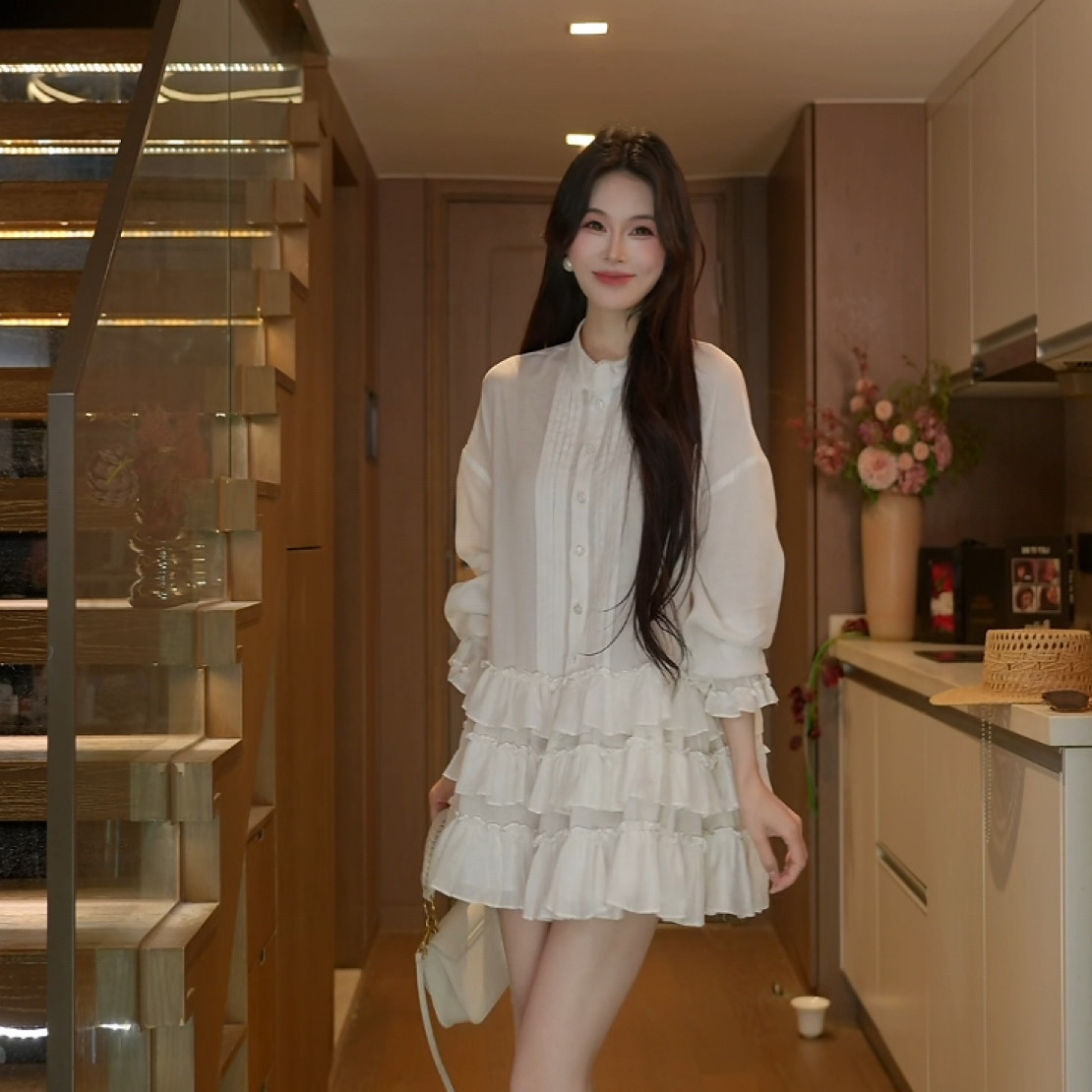 磊磊【坠入爱河时】 娃娃连衣裙 少女感蛋糕娃娃连衣裙6715