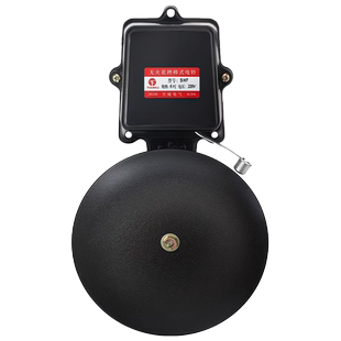 铸铁电铃不锈钢打铃工厂上下班220V自动定时打铃器车间学校课下课