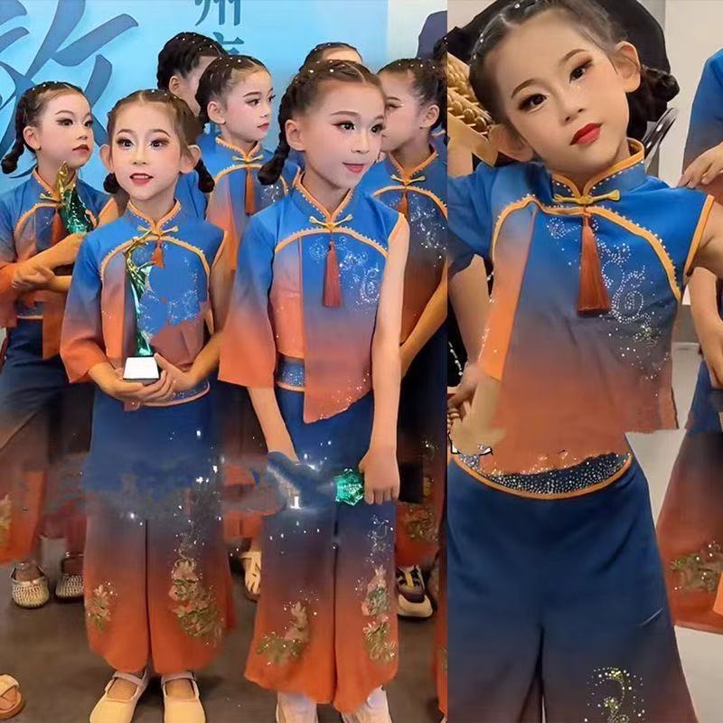 儿童古典舞演出服新款小算盘
