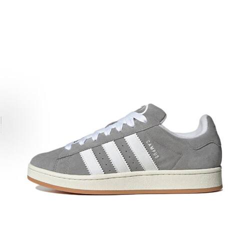 adidas originals CAMPUS 00s 00s 皮革舒适潮流板鞋灰白HQ8707