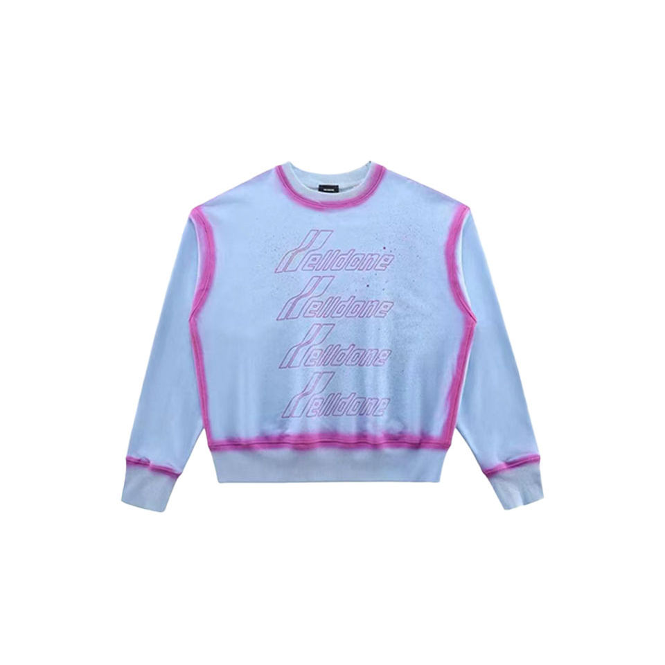 WE11DONESS22字母印花套头卫衣