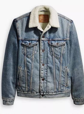 Levi's/李维斯休闲男士翻领牛仔夹克外套16365-0044