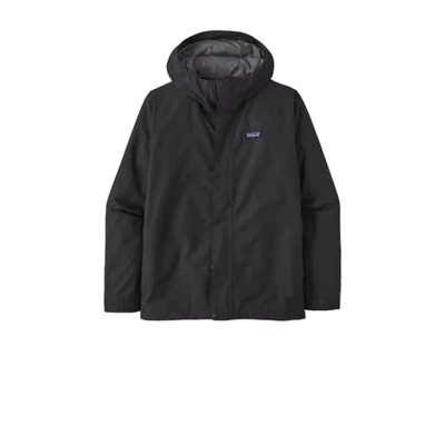 patagonia纯色防水连帽夹克
