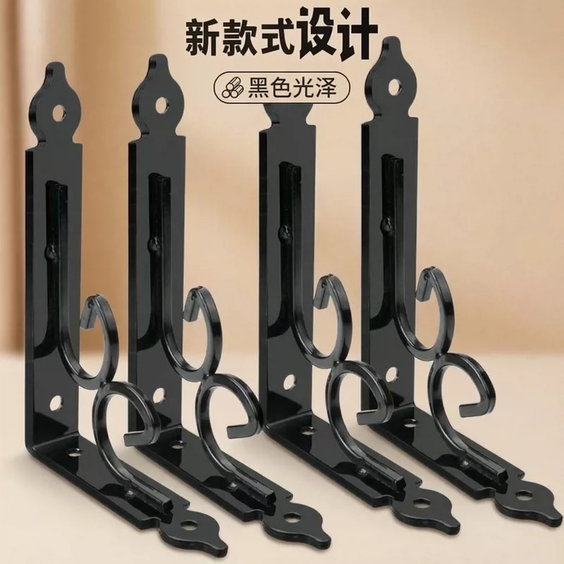 加厚铁艺三角支架托架墙上隔板置物架层板支撑架木板承重九比支架