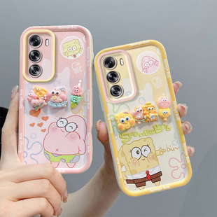 适用opporeno12国际版手机壳时尚外壳reno12pro海外版保护套cph2629个性创意全包软边5g防摔CPH2625硅胶卡通