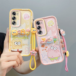 适用opporeno12国际版手机壳钢化膜reno12pro海外版保护套cph2629个性创意硅胶全包软边5g防摔CPH2625卡通女