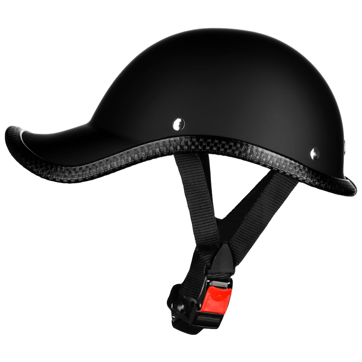 摩托车复古头盔男电动车机车个性翘盔安全帽复古车半盔哈雷瓜瓢盔