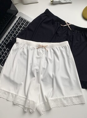 防走光冰丝安全裤女夏薄款不卷边