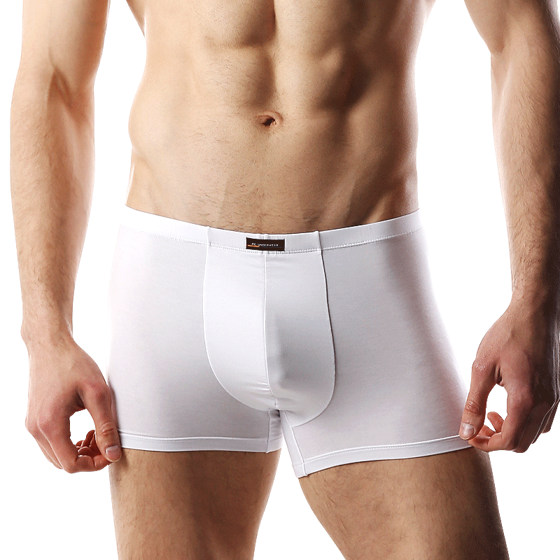 皮尔卡丹内裤男超细平角中腰