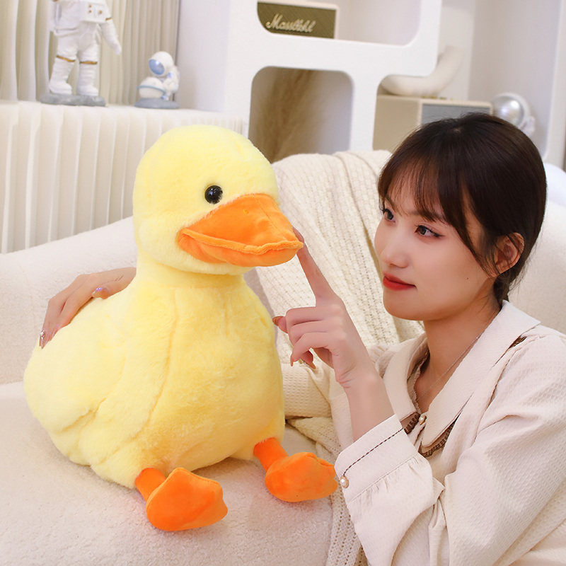穿越龙仿真鸭子玩偶娃娃