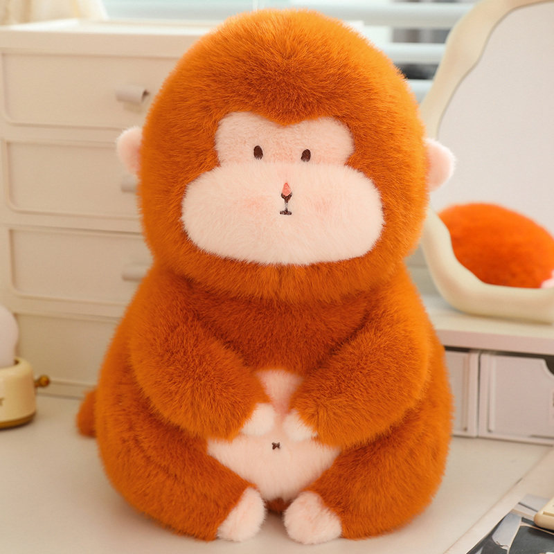 穿越龙仿真小猴子毛绒玩具