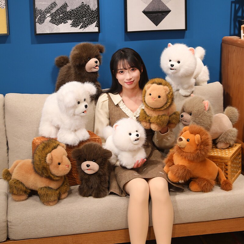 可爱少女心毛绒动物公仔摆件礼物