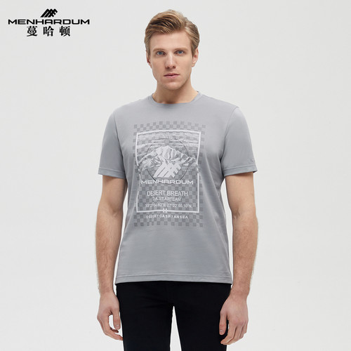 优雅气质圆领套头短袖T恤