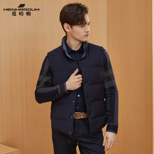 蔓哈顿高端羽绒服背心