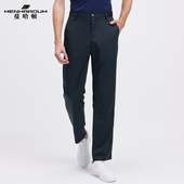 蔓哈顿春装 新品 高品质休闲裤 MENHARDUM 桑蚕丝莱赛尔混纺商务长裤