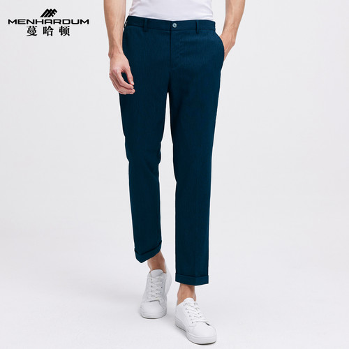 蔓哈顿莱赛尔混纺休闲裤