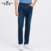 蔓哈顿夏装 牛仔裤 新品 MENHARDUM 时尚 男装 棉混纺合体水洗牛仔长裤