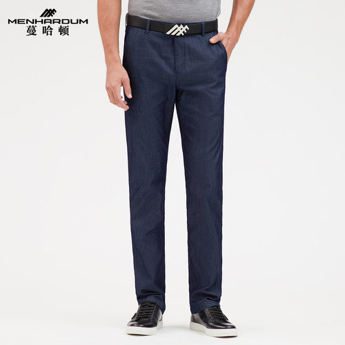 蔓哈顿合体舒适牛仔裤