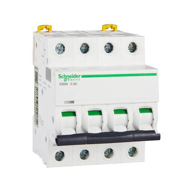 IC65N 4P C2A 6kA 原装施耐德A9系列小型断路器空气开关 家用空开