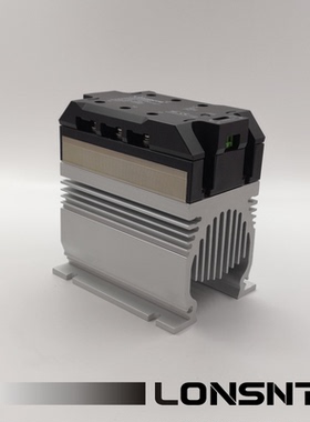 LG3A6050DS蓝石三相固态继电器50A散热器一体 直流控制交流600VAC