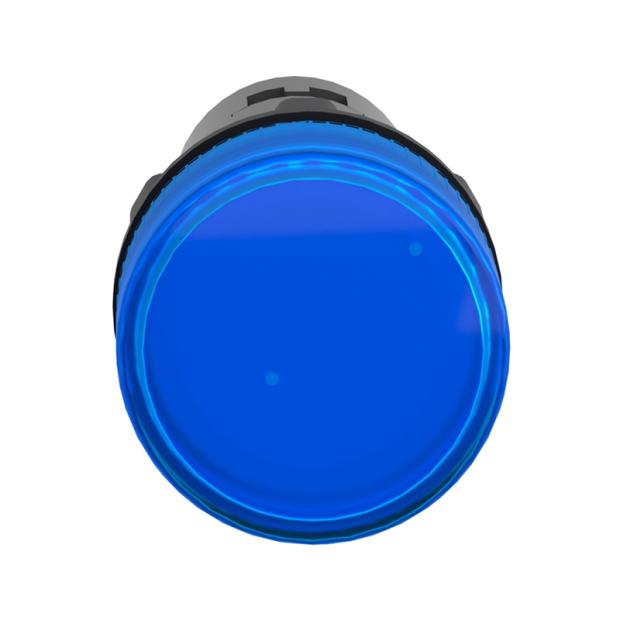 原装施耐德 22mm蓝色交直流24VAC/DC指示灯 XB2BVB6LC 圆形信号灯