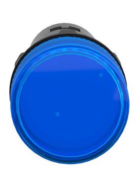 原装施耐德 22mm蓝色交直流24VAC/DC指示灯 XB2BVB6LC 圆形信号灯