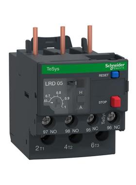 LRD05C 0.63-1A施耐德TeSys D标准型热过载继电器 电热式热继电器