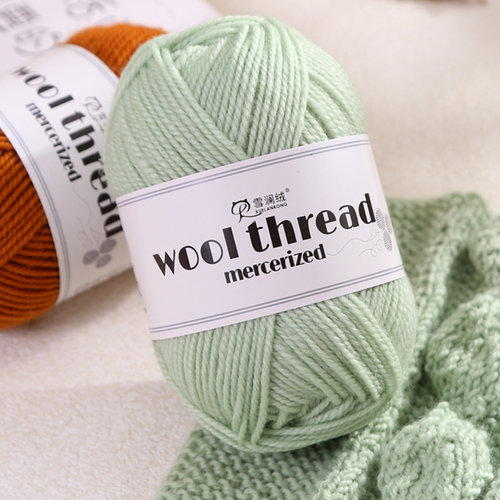 100%羊毛线中粗全羊毛线手工编织毛衣线儿童毛线钩帽子围巾线批发