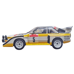 奥拓 1:18 1986 奥迪QUATTRO S1 RALLY MONTE CARLO车模汽车模型