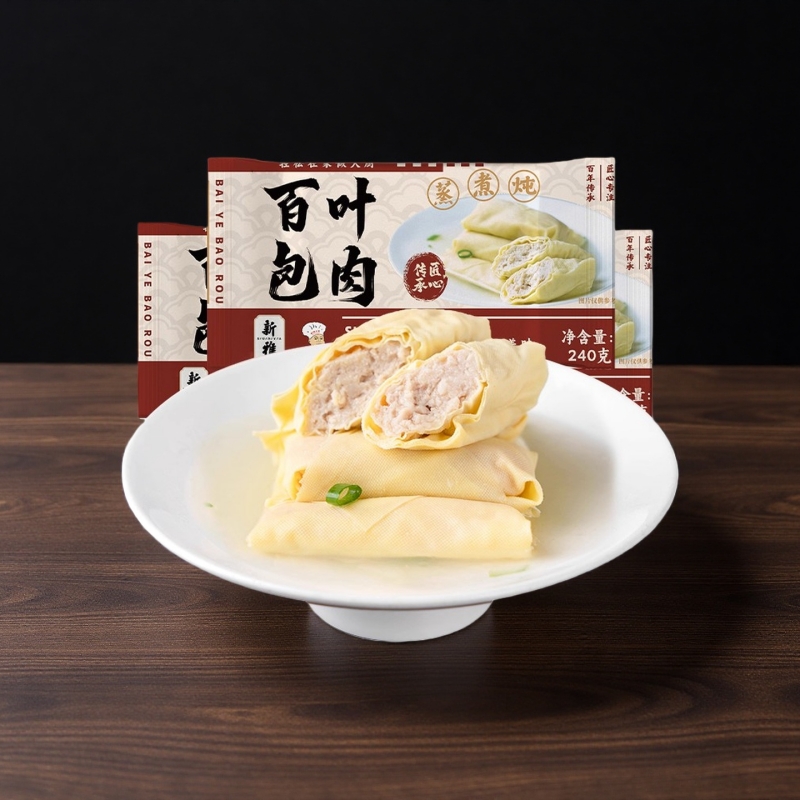 新雅百叶包肉240g*3袋