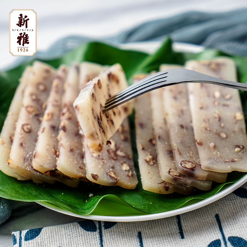 新雅桂花红豆糖年糕400g手工糖年糕赤豆糯米糕老字号香糯年糕