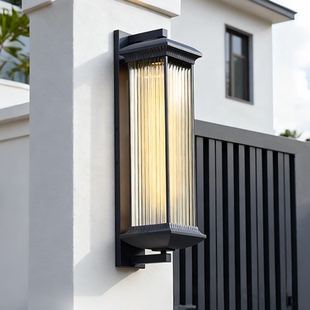 太阳能壁灯户外防水别墅庭院灯室外大门柱子灯围墙外墙花园露台灯