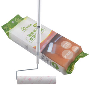 加长地板粘毛器 可撕式 粘尘纸除尘滚筒 可用瓷砖地板粘毛滚筒