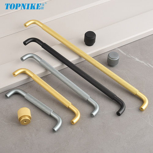 顶耐柜门拉手抽屉把手滚花纹