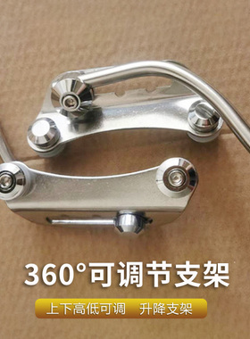 适用于铃木UY125踏板车本田裂行豪爵AFR风挡支架配件不锈钢五金件