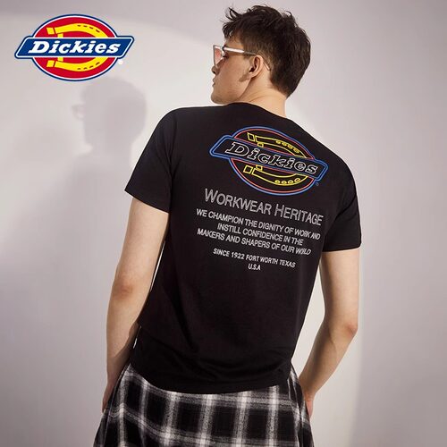 Dickies背部大LOGO印花情侣短袖