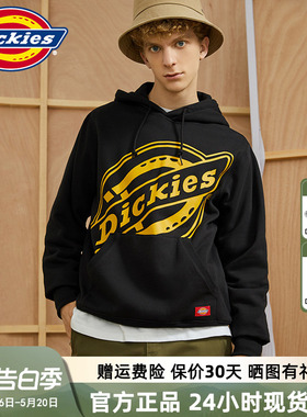 Dickies新品logo印花连帽卫衣男秋冬新品长袖宽松潮流上衣7030