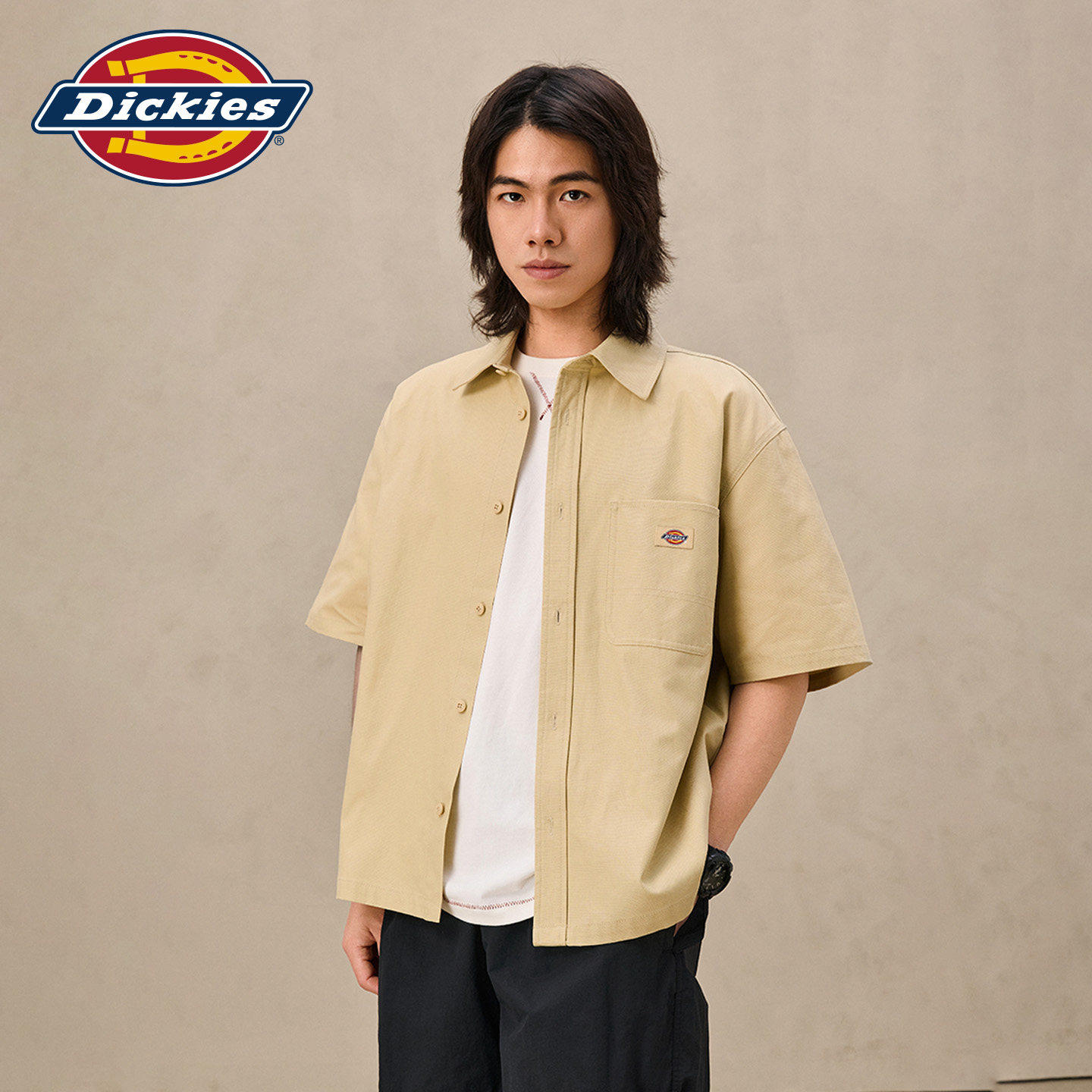 Dickies帝酷适纯棉工装短袖衬衫