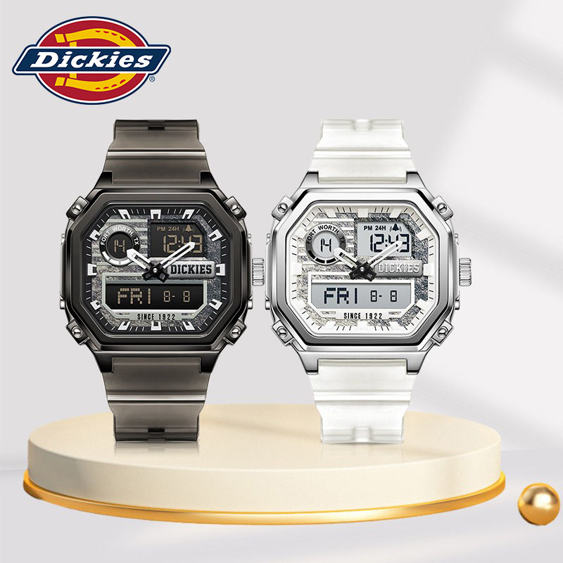Dickies防水夜光方形石英腕表图片