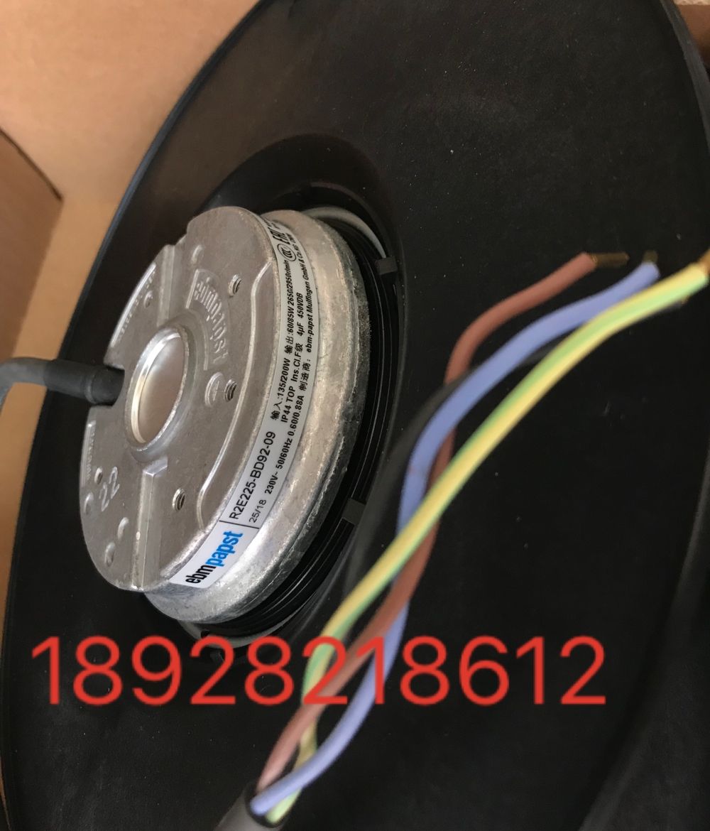 全新papst R2E225-BD92-09 AC230V M2E068-DF 净化德国风机