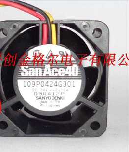 109P0424G301 24V 0.19A全新原装日本三洋SANYO 40*40*28轴流风扇