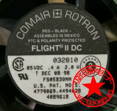 原装 NTKK52AA MCIL0005 6/99 FS05B3QNN 服务器风扇FS05B30NN