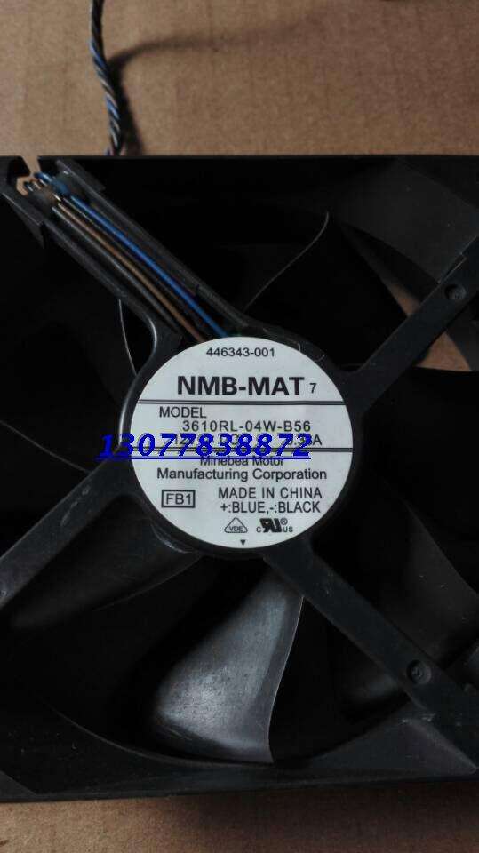 原装正品 NMB 3610RL-04W-B56 DC12V 0.38A 9CM 9225散热风扇