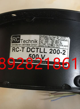 A2D200-AA18-17 AC500V 变频器 RC-T DCTLL200-2 德国ebmpast风机