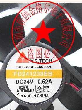 FD241238EB FD241238ES DC24V 0.52A 原装元山Y.STECH 散热风扇