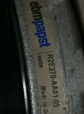 德国进口 ebmpaps t依必安派特 R2E270-AA01-05 风机